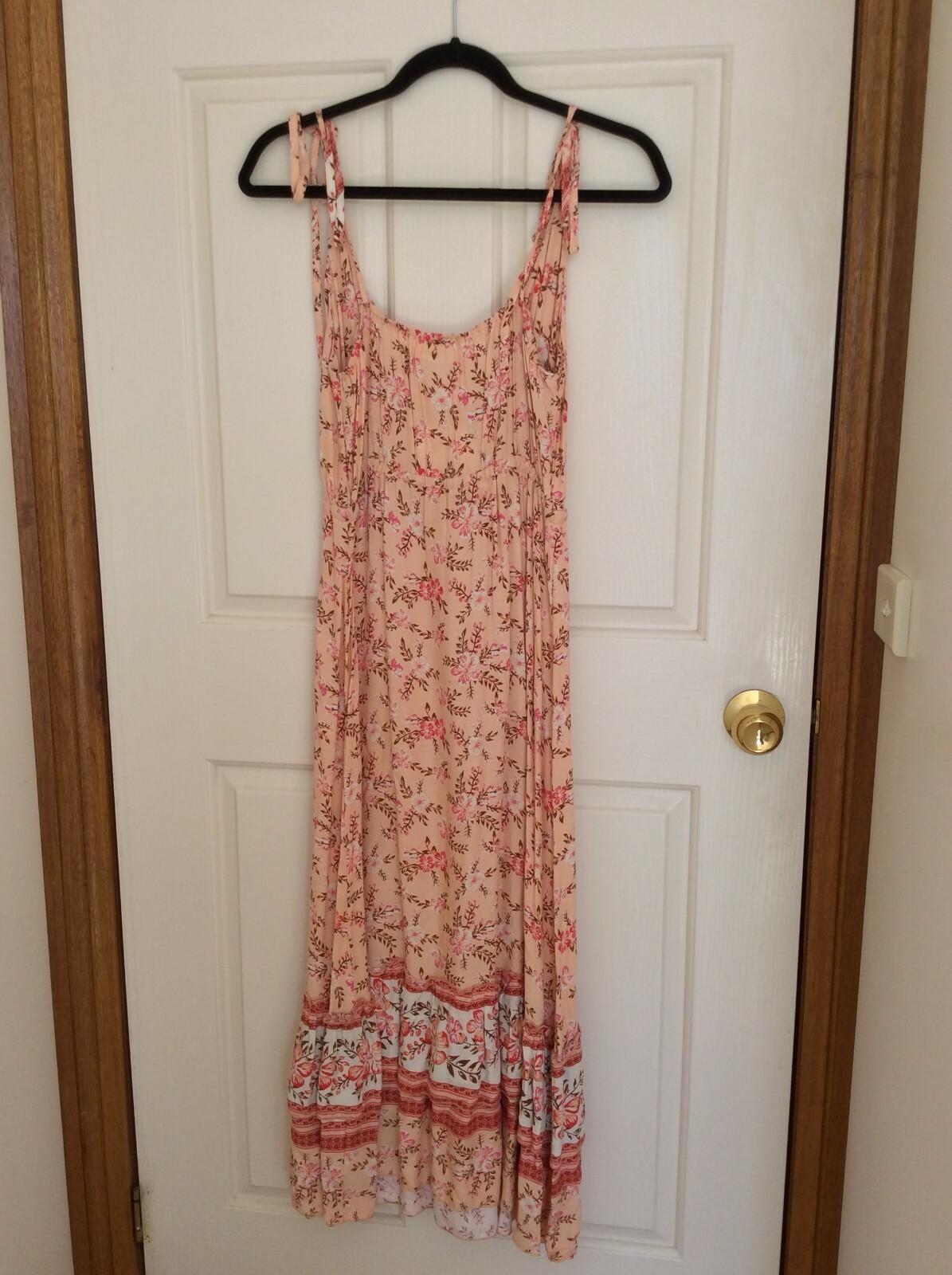 GRACE & CO WOMEN’S DESIGNER LUXURY FLORAL SUMMER BEACH HOLIDAY MAXI DRESS SIZE 8