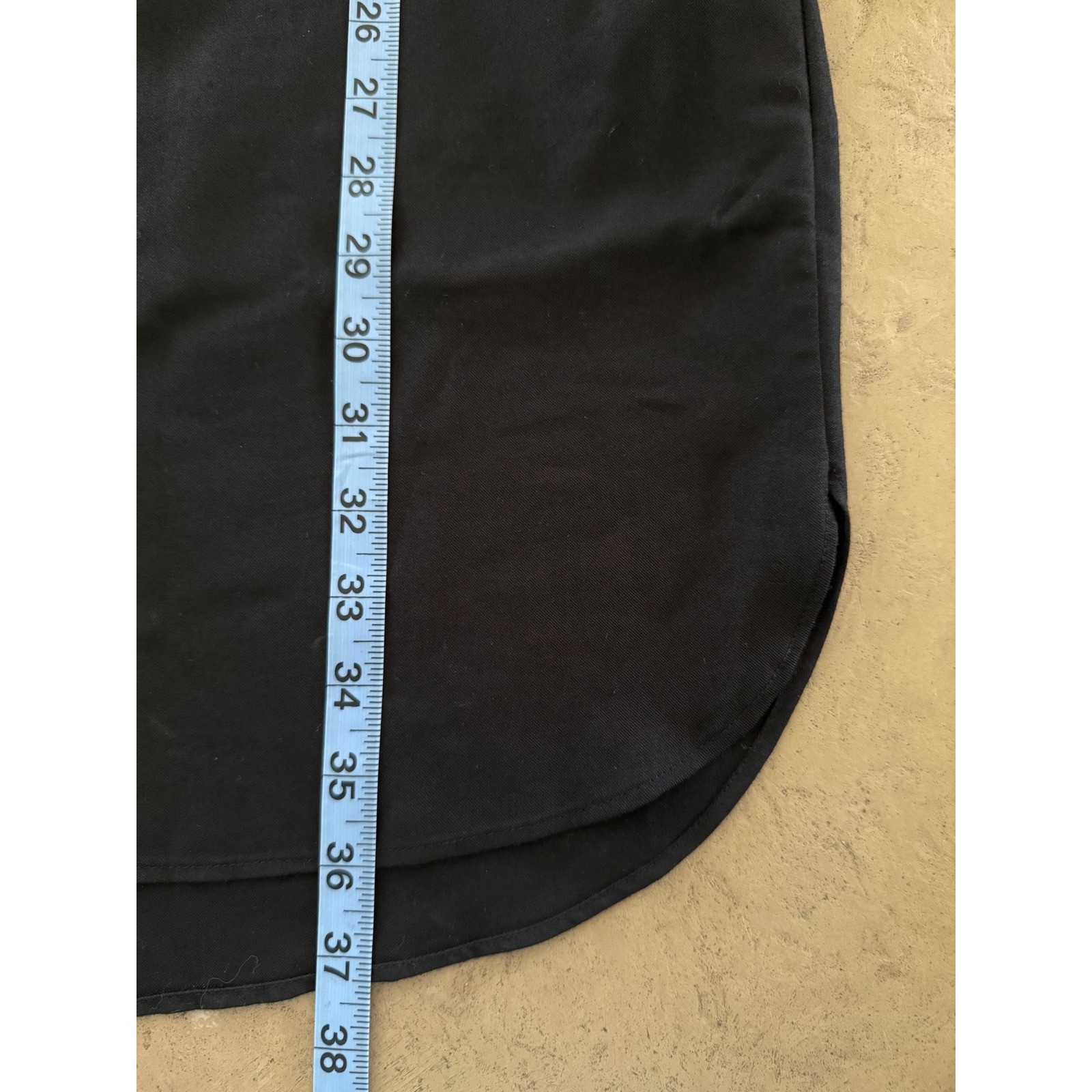 Gap Womens Black Rayon Blend Short Sleeve Belted Shift Dress Size M RN54023