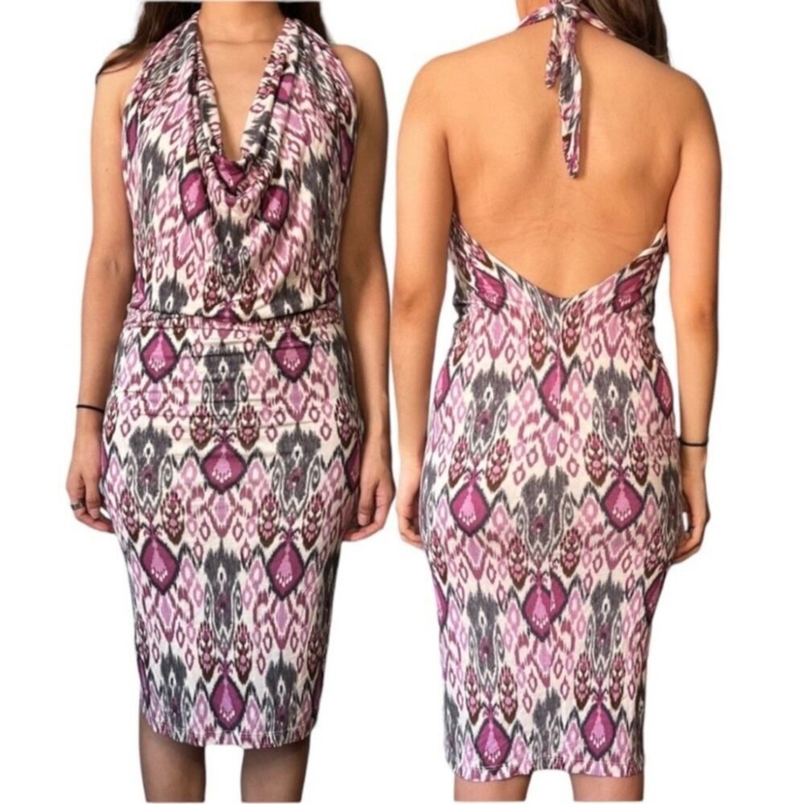 Soul Harmony Energy Tube Midi Dress Multicolor Medium Multi-way NEW