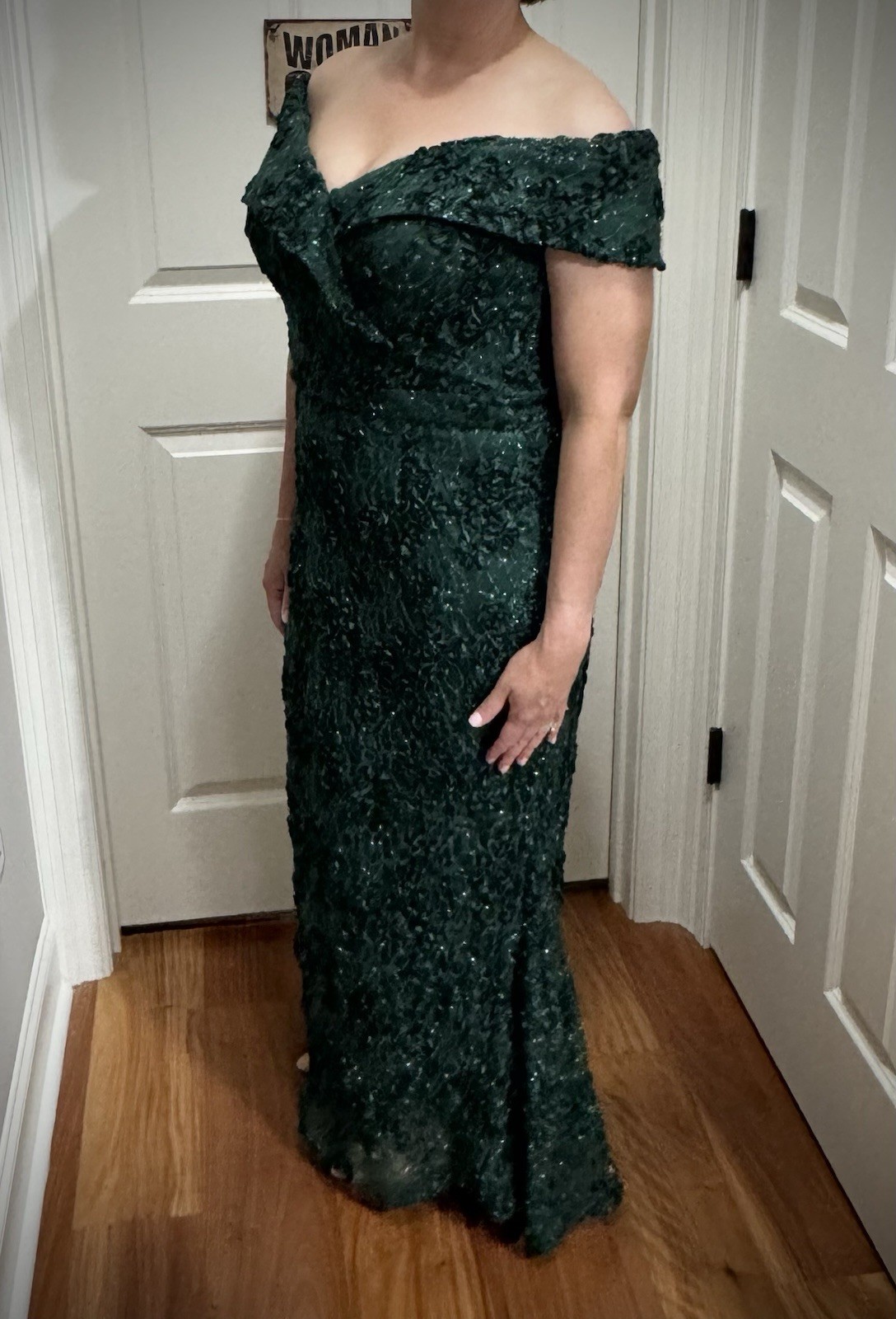 Evening Gown – Emerald Green