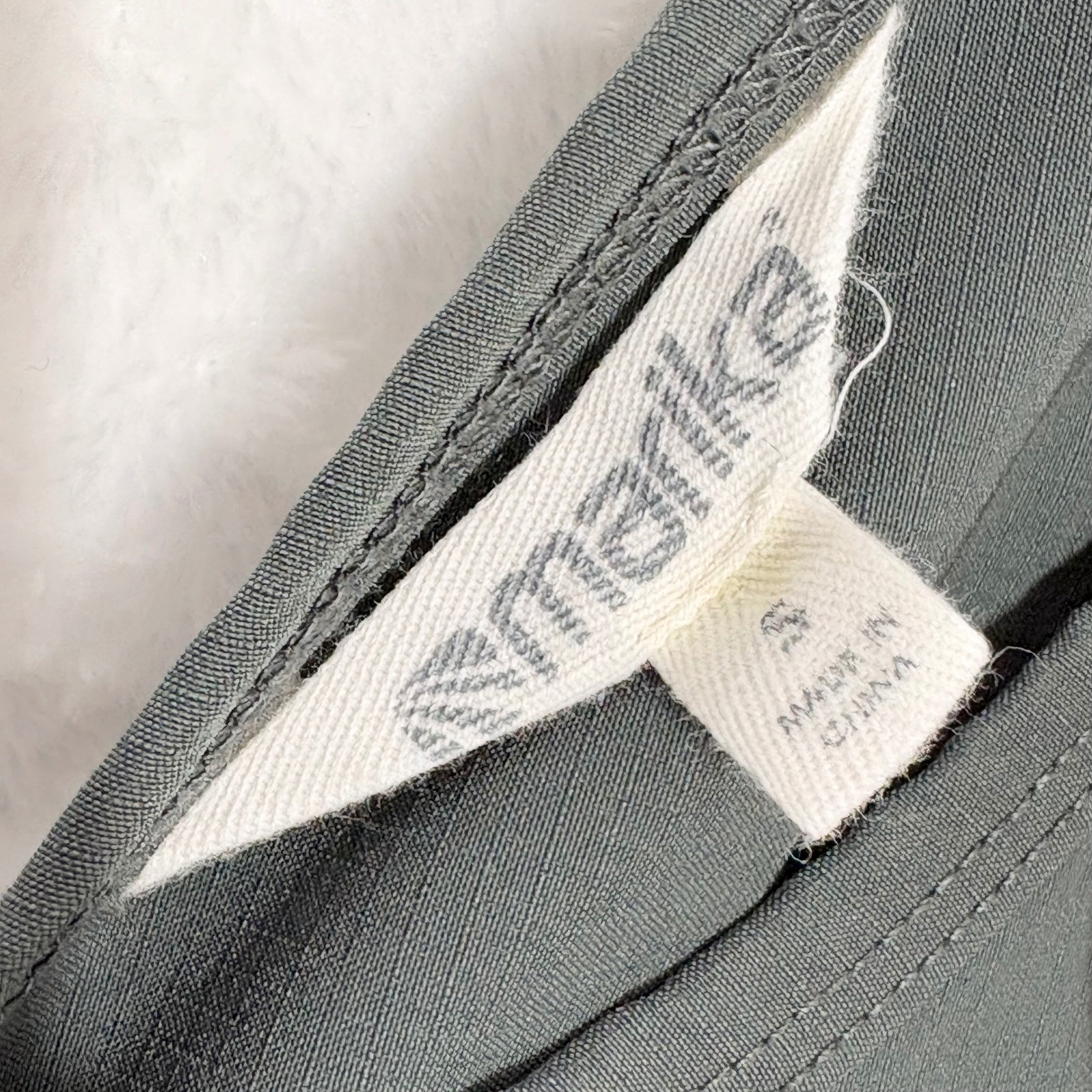 Marika Bristol Utility Drawstring Waist Sleeveless Dress Small Gray Green Sport