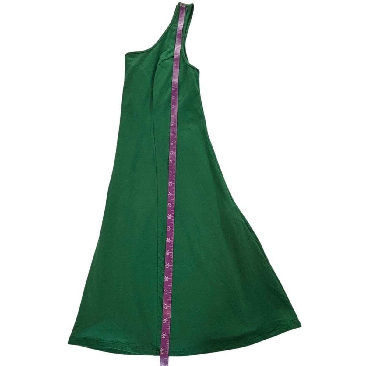 Forever 21 Plus Kelly Green Sleeveless A-Line Stretch Dress 1X