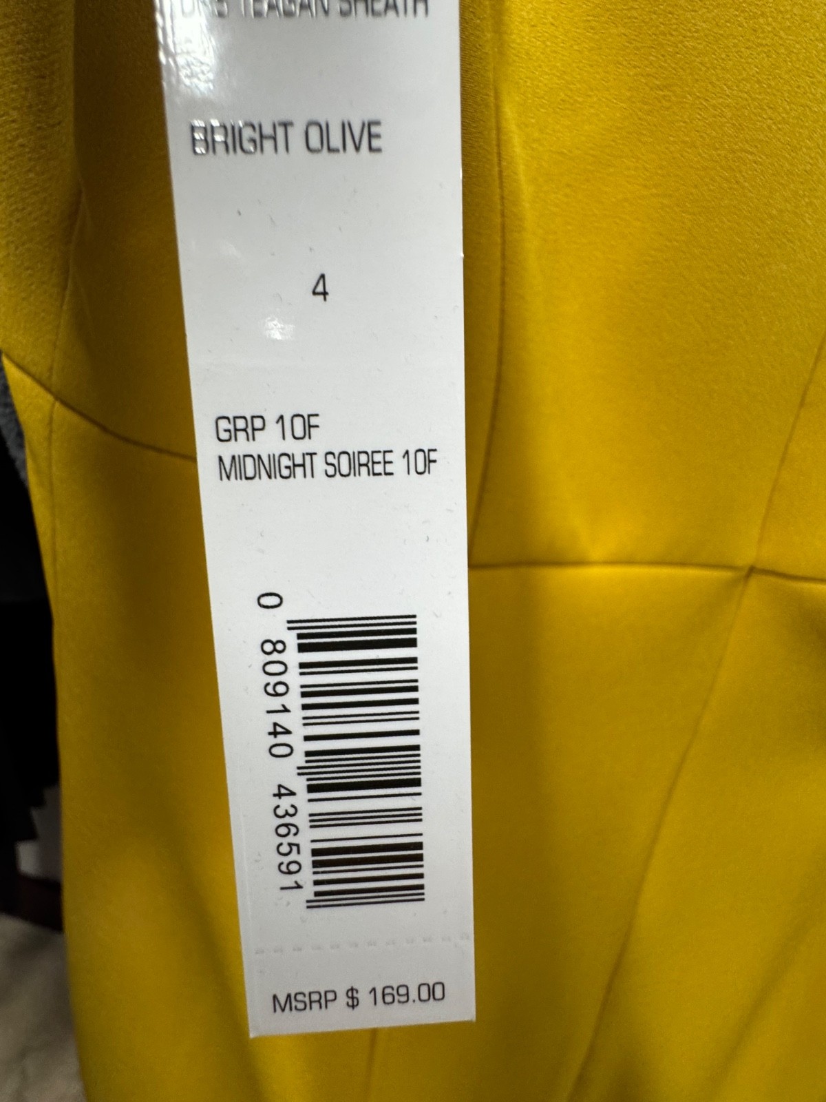 Antonio Melani Dress Size 4 Bright Olive