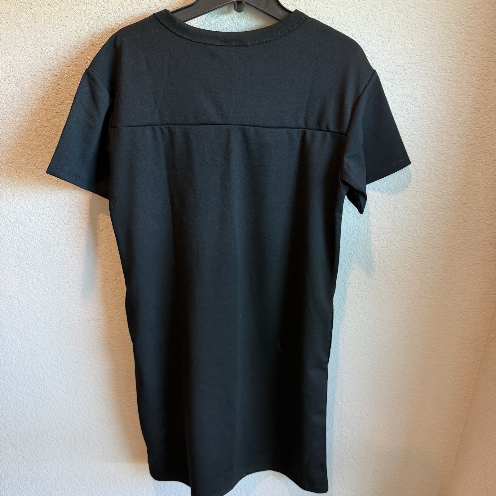 32 Degrees Cool Women’s Crew Neck Short Sleeve Dress, Black, Size S NWT