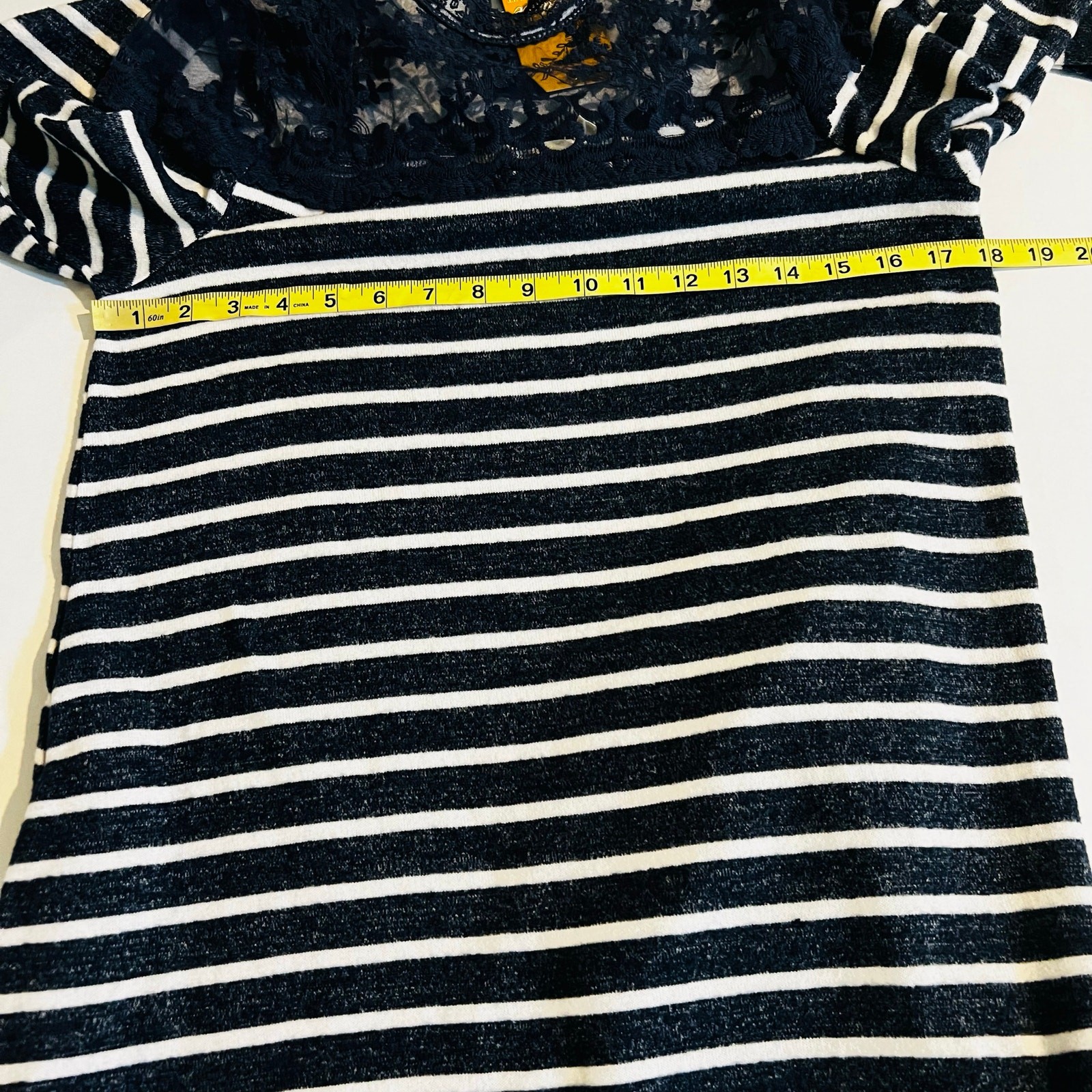 Andree By Unit Striped Long Sleeve Sweater Dress Size S Small NWT