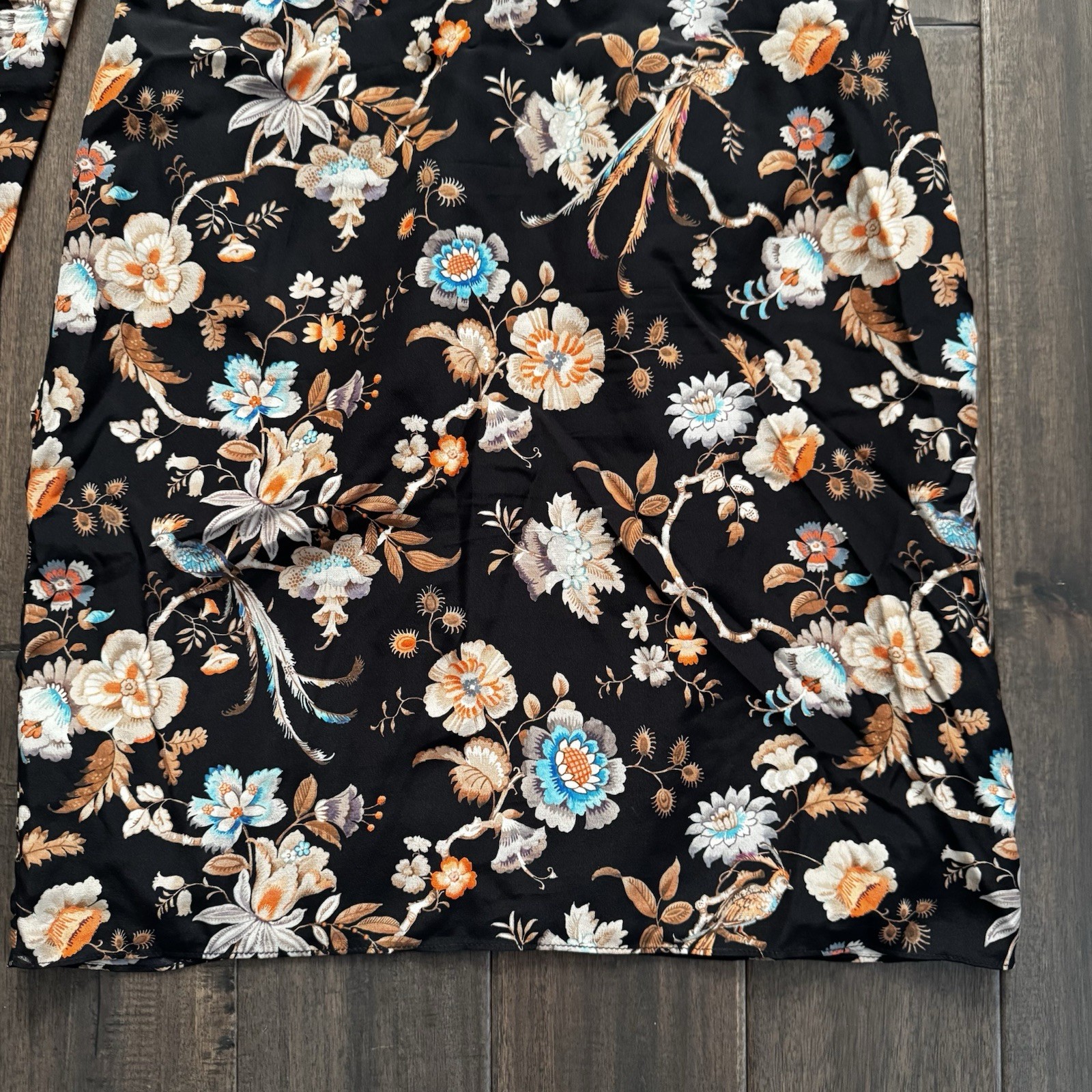 Les Rêveries One-Shoulder Gathered Floral Silk Crepe de Chine Mini Dress 2