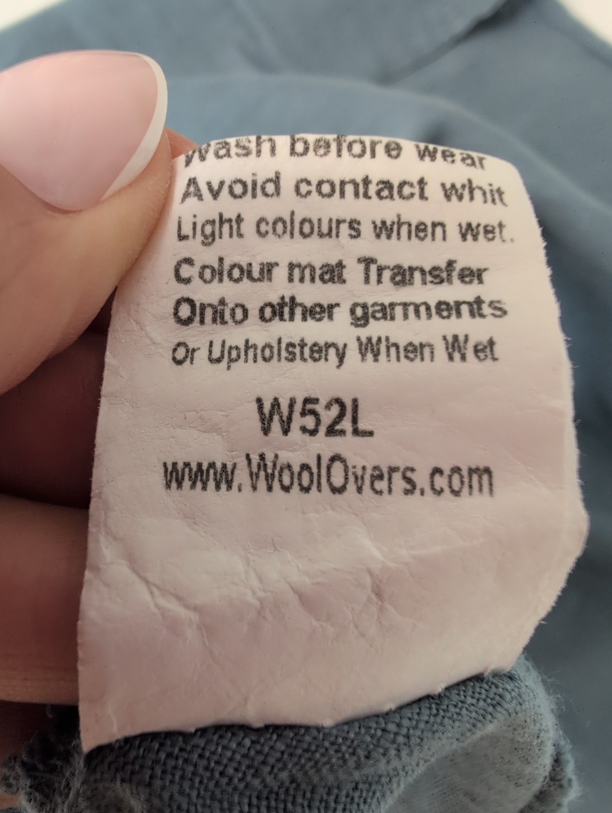 WoolOvers Pinafore Linen Maxi Dress US 8 UK 12 Dusty Blue Lagenlook Pockets