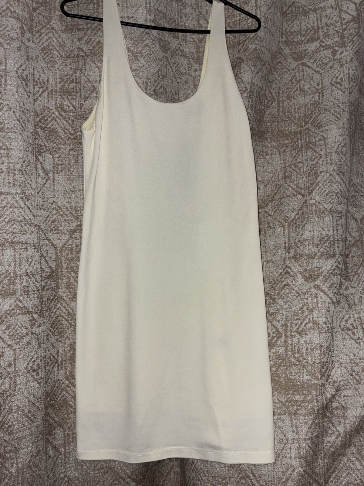 alice + olivia Off White Sleeveless Scoop Neck Bodycon Zip Stretch Dress 10