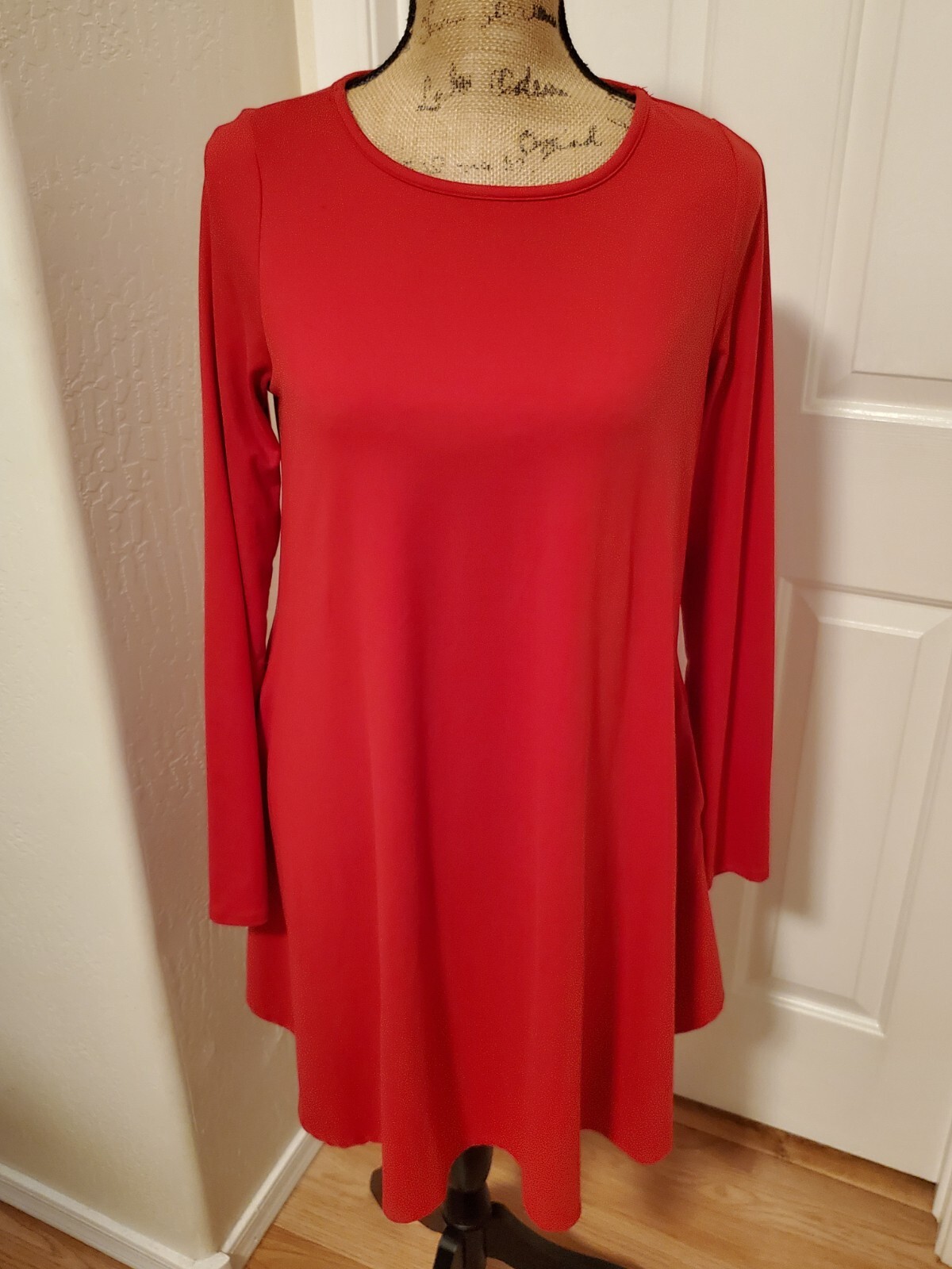 Fourteen & 9th Women’s Size S Red Long Sleeve A-Line Dress