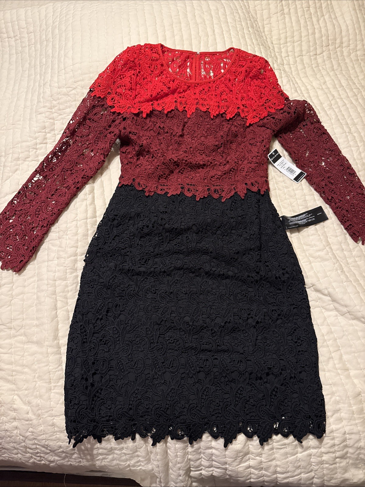 Women’s Shani Ombre Lace Sheath Dress New With Tags 6 Us