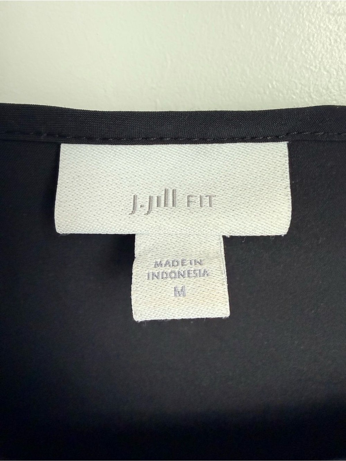 J. Jill Black Sleeveless Midi Drawstring Dress