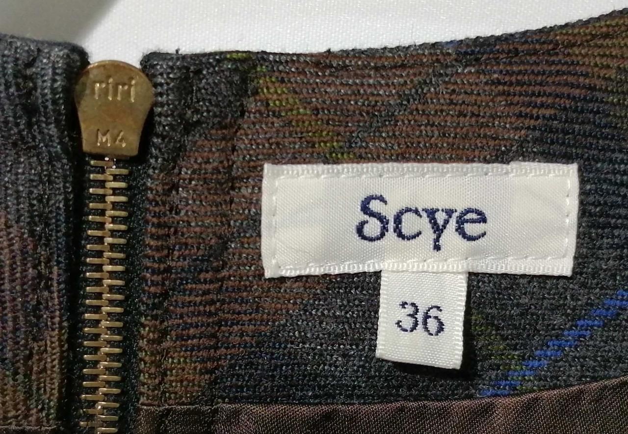 SCYE check asymmetric dress 1216-03019 Used