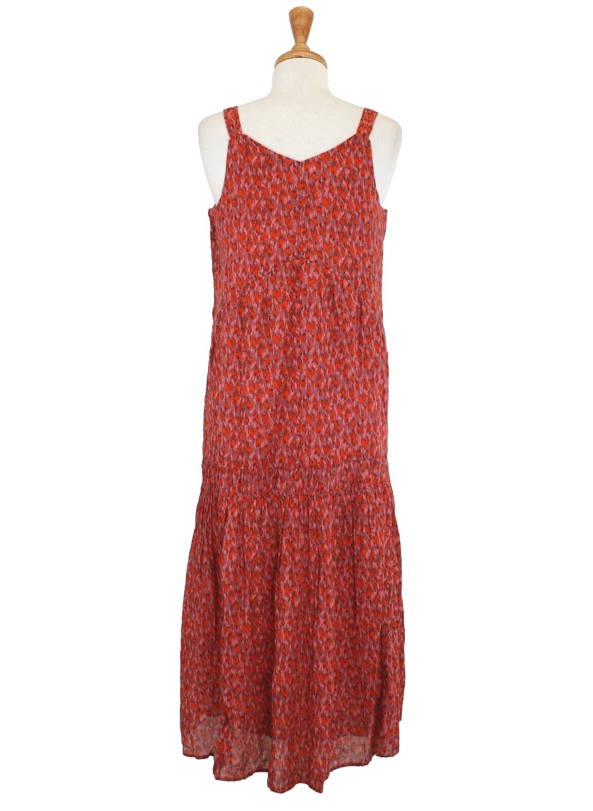 Joie Maxi Dress, Sleeveless Tiered Flowing Summer Dress, Tea Rose, MSRP $248