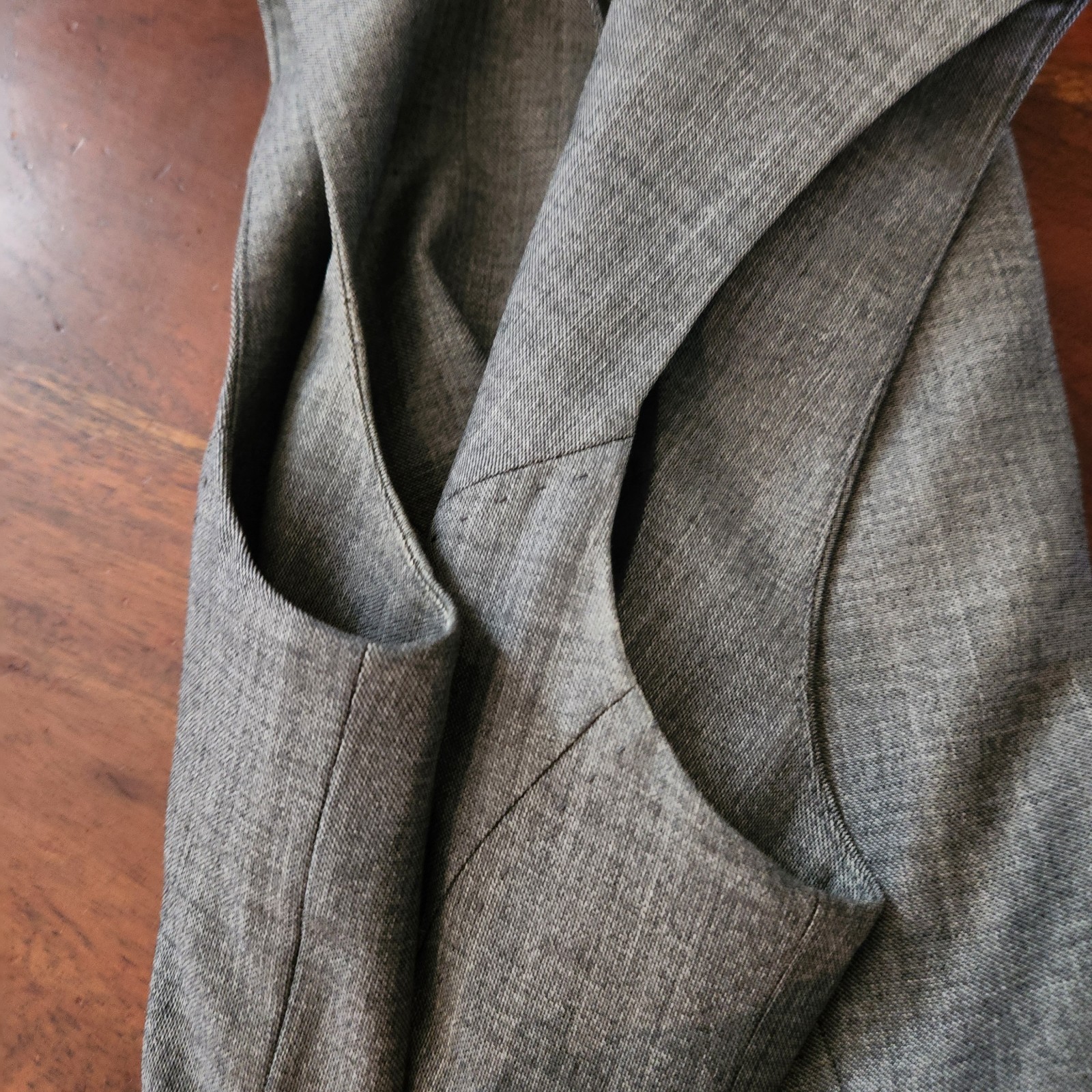 Brooks Brothers Vitale Barberis Canonico Wool Sleeveless Dress 8 Silk Made Italy