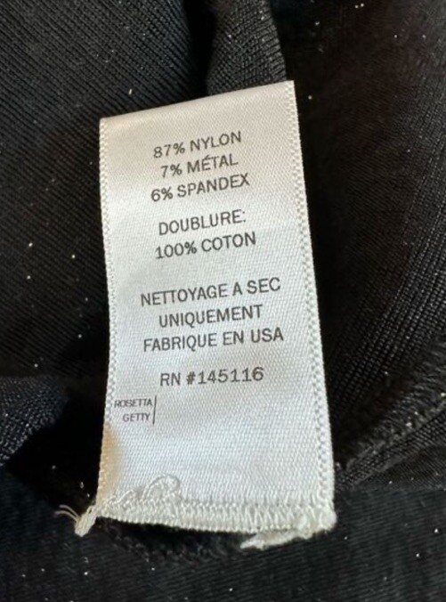 Rosetta Getty Women’s Paillette Silver Maxi Slip Dress Metallic Sequin Medium