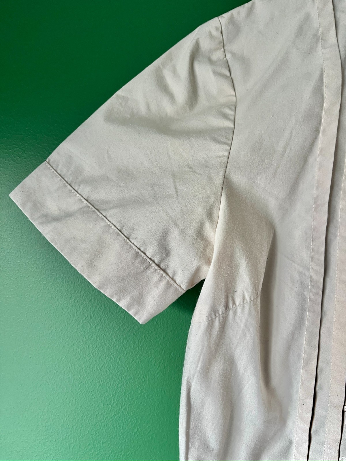 Baum und Pferdgarten White Cotton Eyelet Tiered Prairie Dress XS