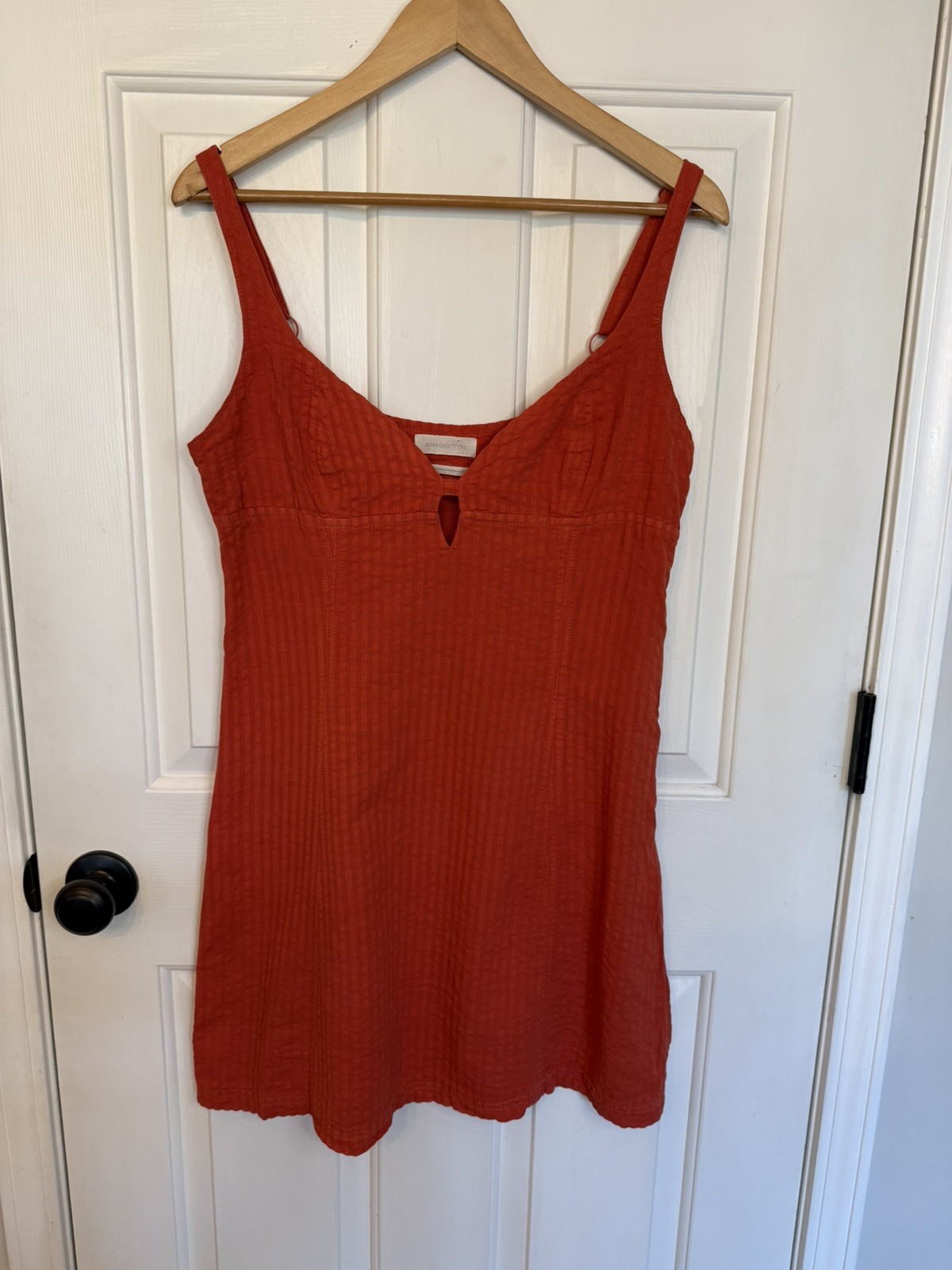 Urban Outfitters Women’s Orange Mini Sundress Dress Large Beach Boho