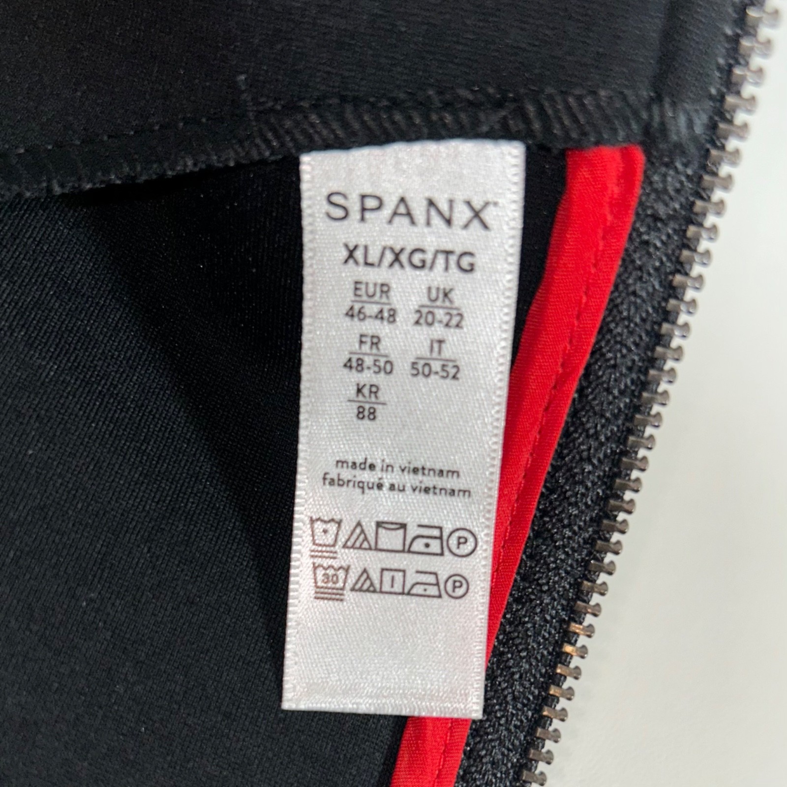 SPANX Perfect Fit Flare Dress XL Black Ponte Sleeveless Side Pockets NWT 20381R