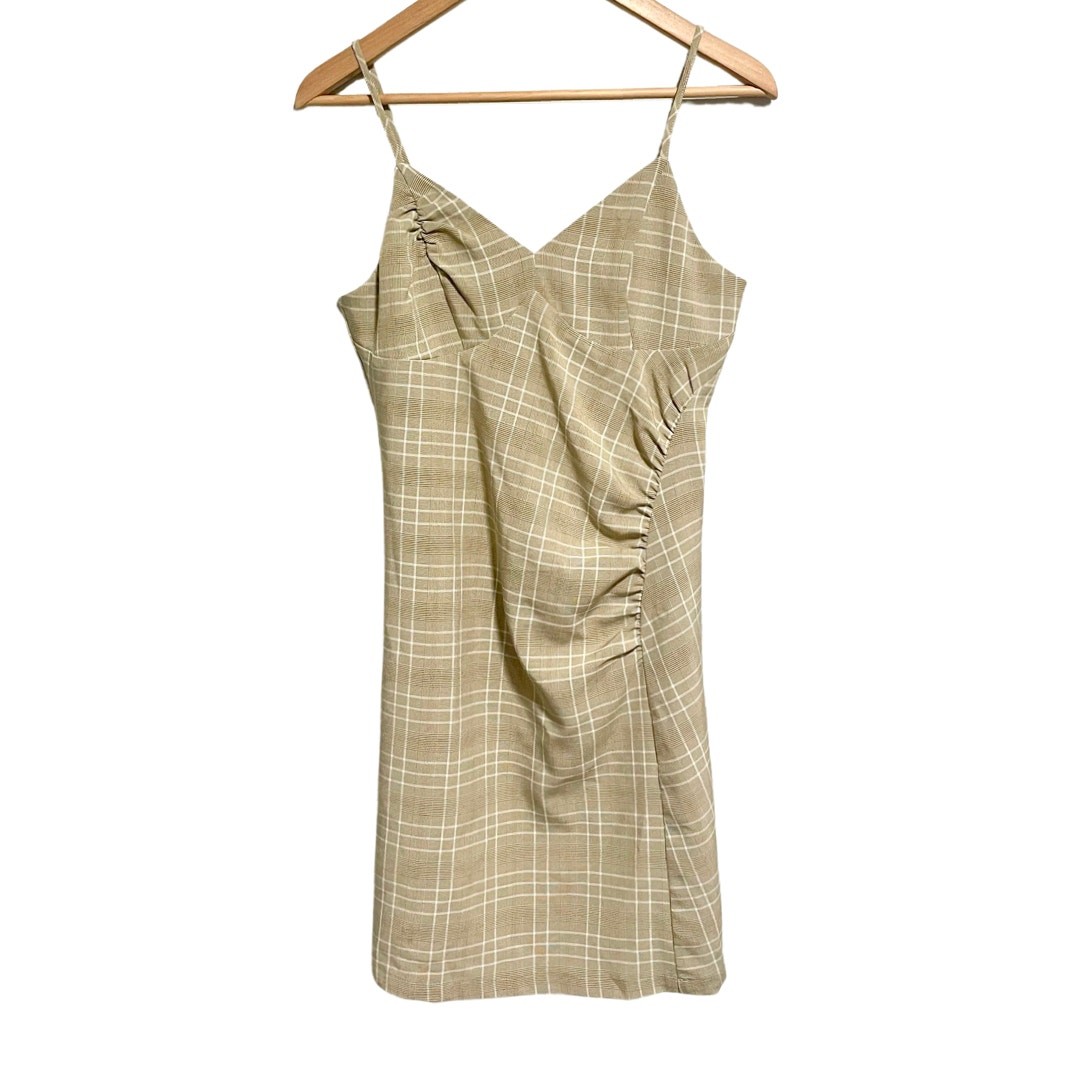 My Little Mushroom Plaid Mini Dress Y2K Clueless Size Medium