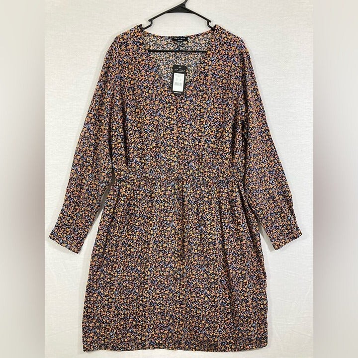 New New Look Curve Ditsy Floral Ultra Soft Midi Dress size 18