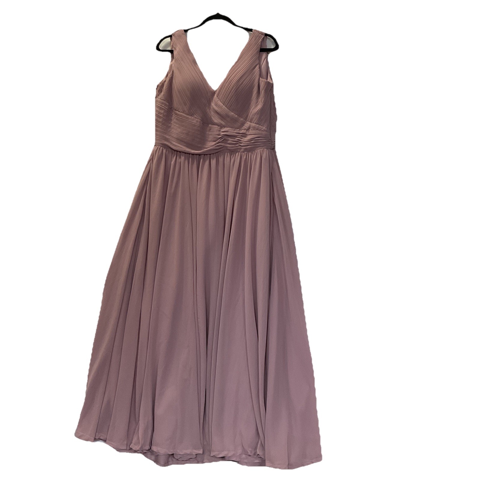 Morilee Madeline Gardner Bridesmaids Dress Size 16 Desert Rose Pink Used Once