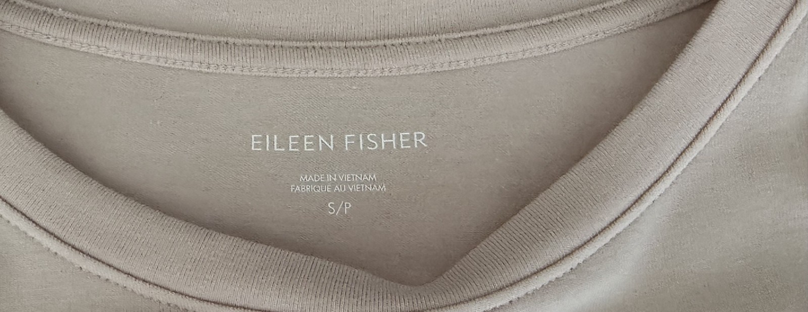 Eileen Fisher Pink Size S/P -T-Shirt Dress Pockets Cotton Blend