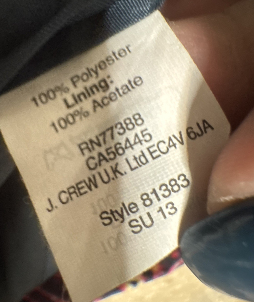 J CREW Size 4 dress Sundress Adjustable Straps Lined Lightweight Zip Closure