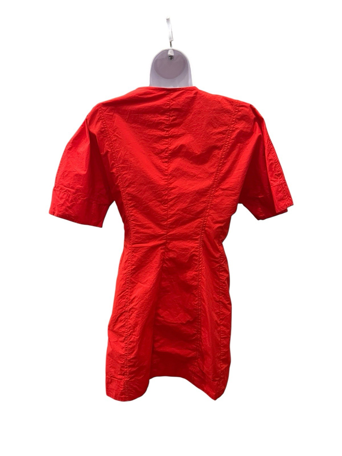 GANNI Red Wrap Dress Size 6 ( EU 38)
