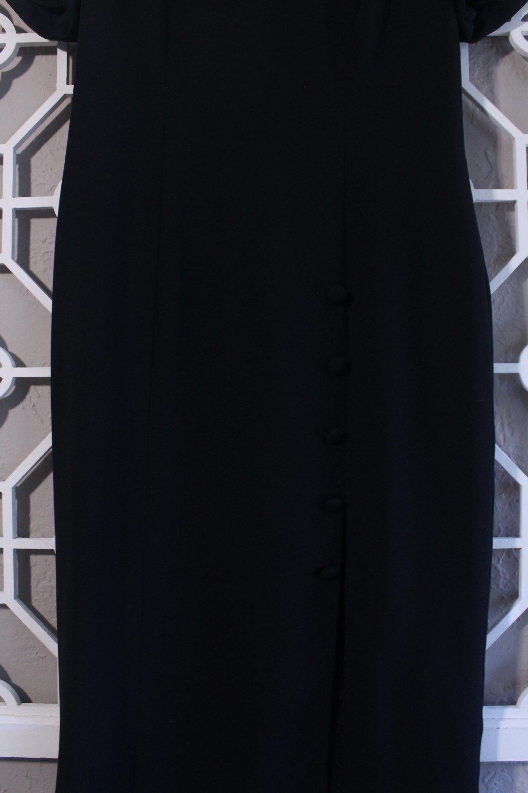 MariAnna Dress Womens 12 Black Casual Lightweight Back Zip 100% Polyester Ladies