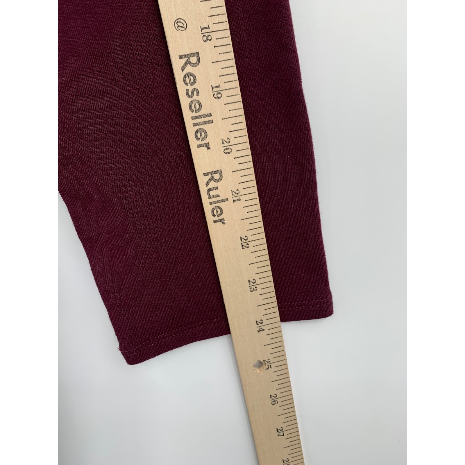 J Jill Dress Womens Large Purple Red Long Sleeve Modal Blend Pocket NEW