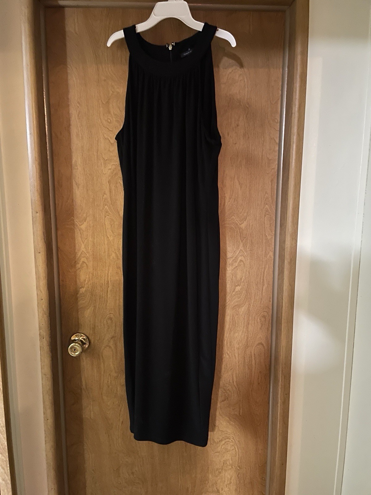 Tommy Hilfiger Sleeveless Slim Fit Midi Dress Black Size 12 – Bodycon