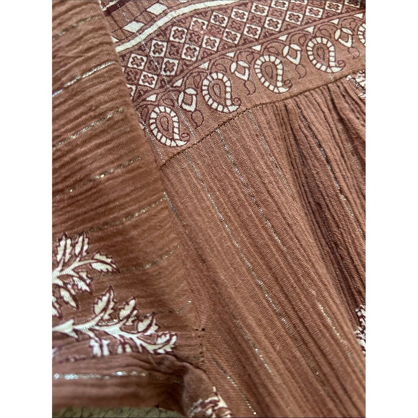 Daughters of India Mishka Maxi Dress in Hazelnut