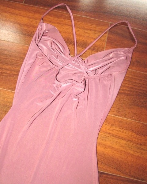 WINDSOR ~ LOT of 2!! XS/S ~ STRETCH Jersey STRAPPY Back BACKLESS Dresses c56