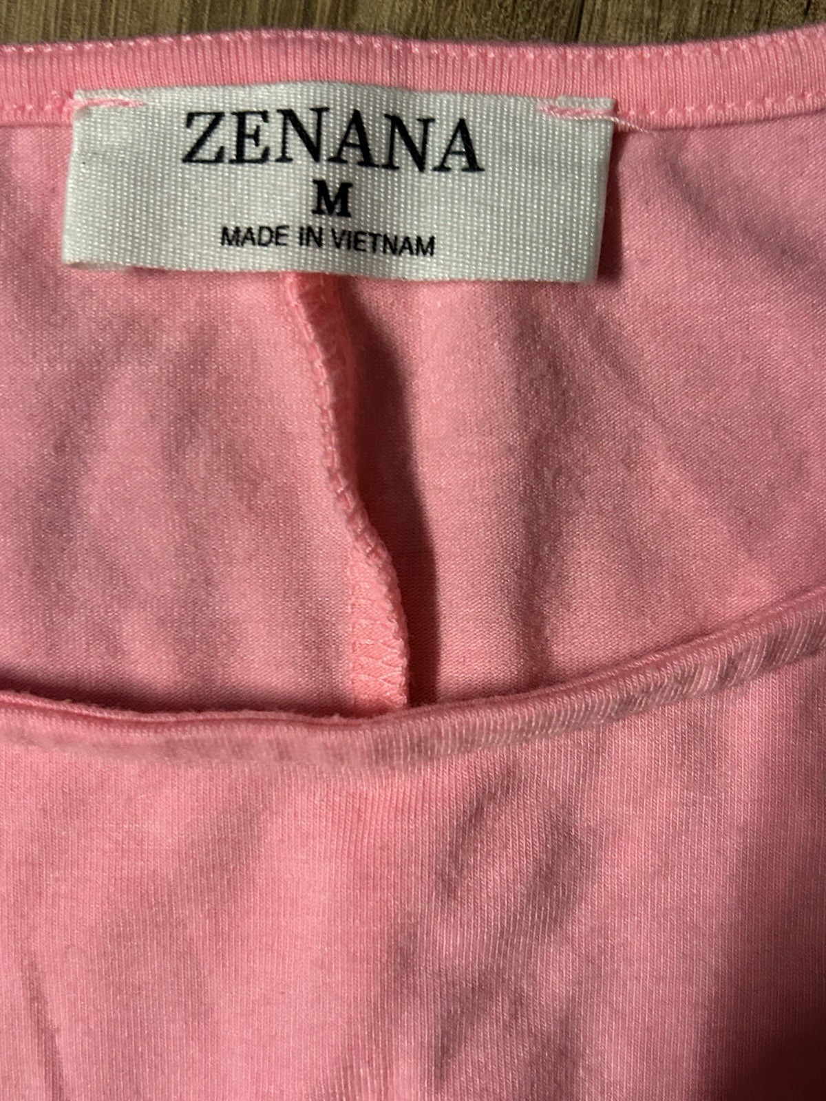 Zenana Dress Womens Size M Round Neck Sleeveless Ruffle Tiered Casual Pink Maxi