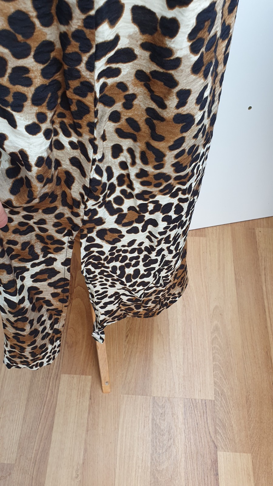 JDY Midi Shirt Dress Half Sleeve Animal Multi Barbara New Size Small