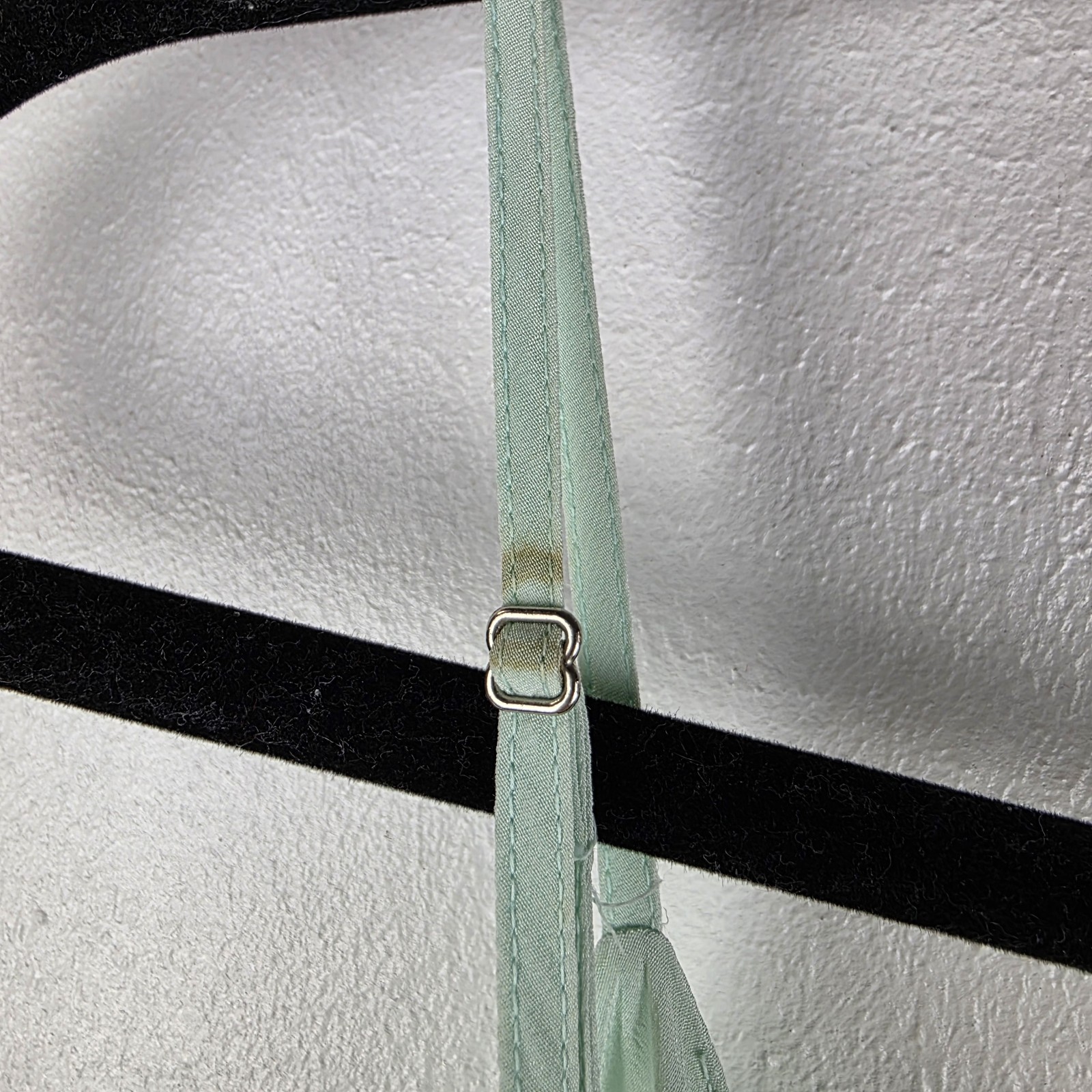 Gypsy 05 100% Silk Mint Green Tie Dye Maxi Sundress M Boho Beachy Resort Wear