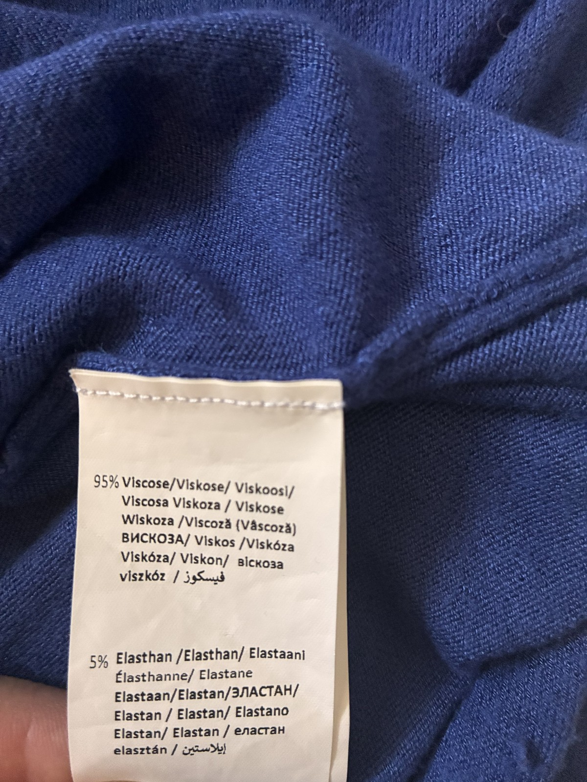 Rick Cardona Sweater Dress Dark Blue Size 10 (U.S.)/40 EUR) Long Sleeve Stretch