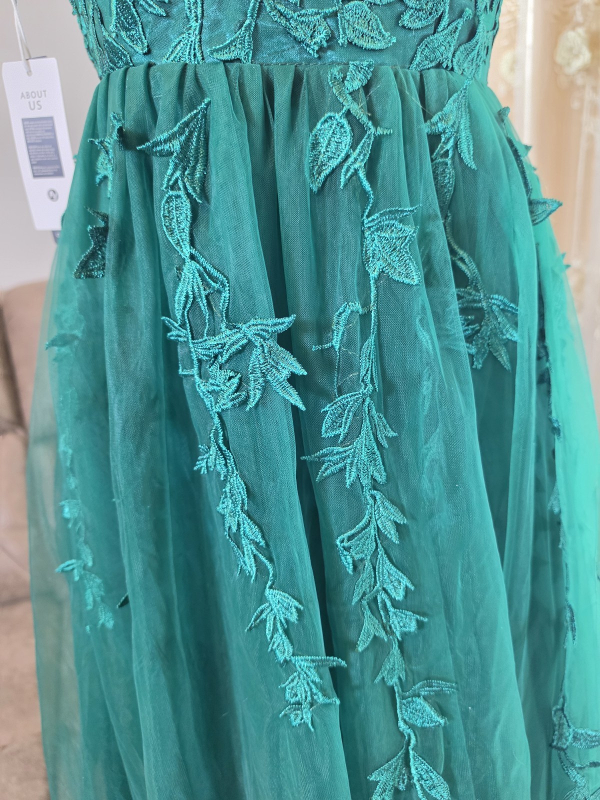 Vestido De 15 O Gala, Hermoso 💚 Largo. Color Bello Y Nuevo