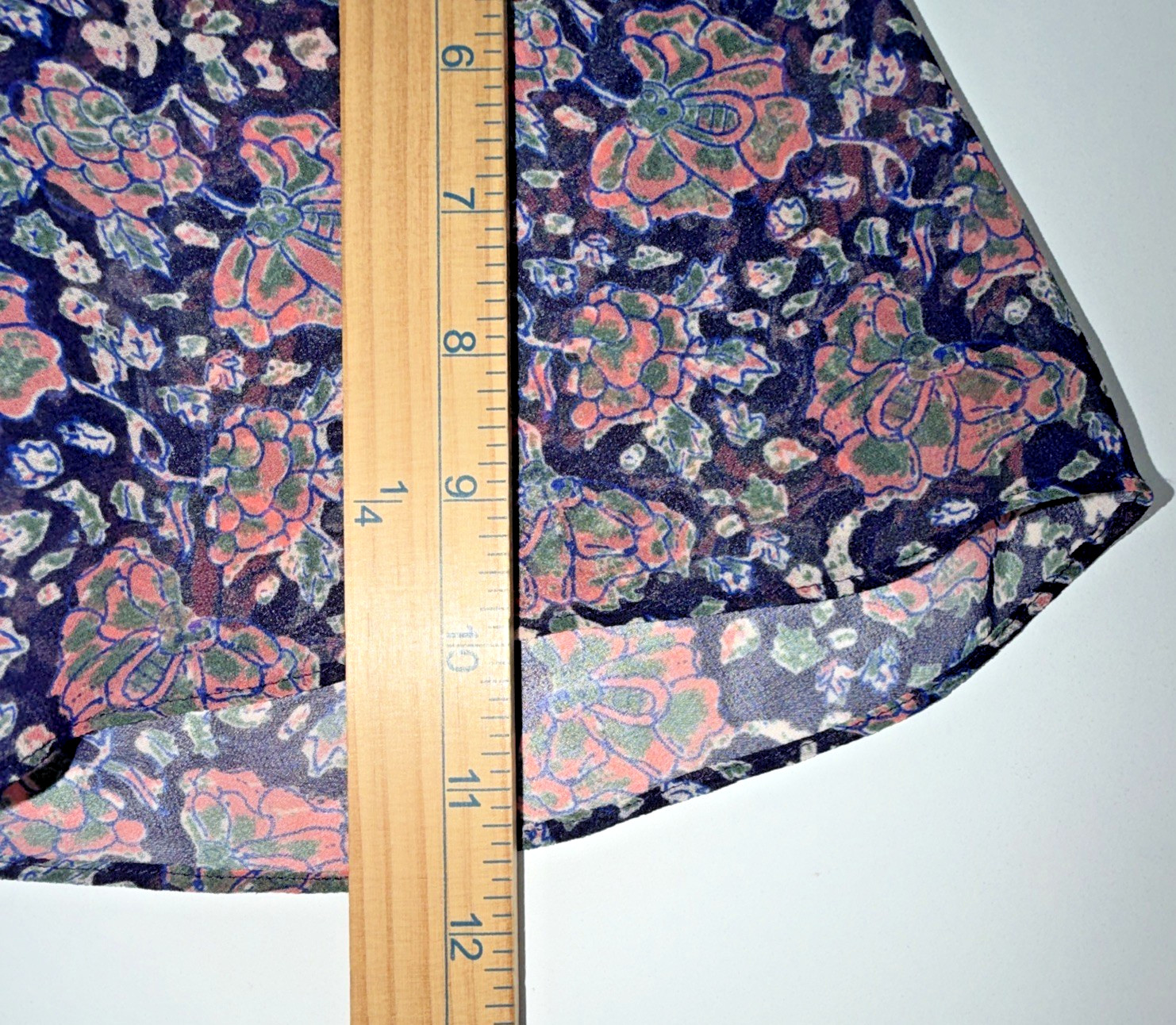 Madewell Orchard Flutter Sleeve Dress Floral Knee Length Women size 12 Boho