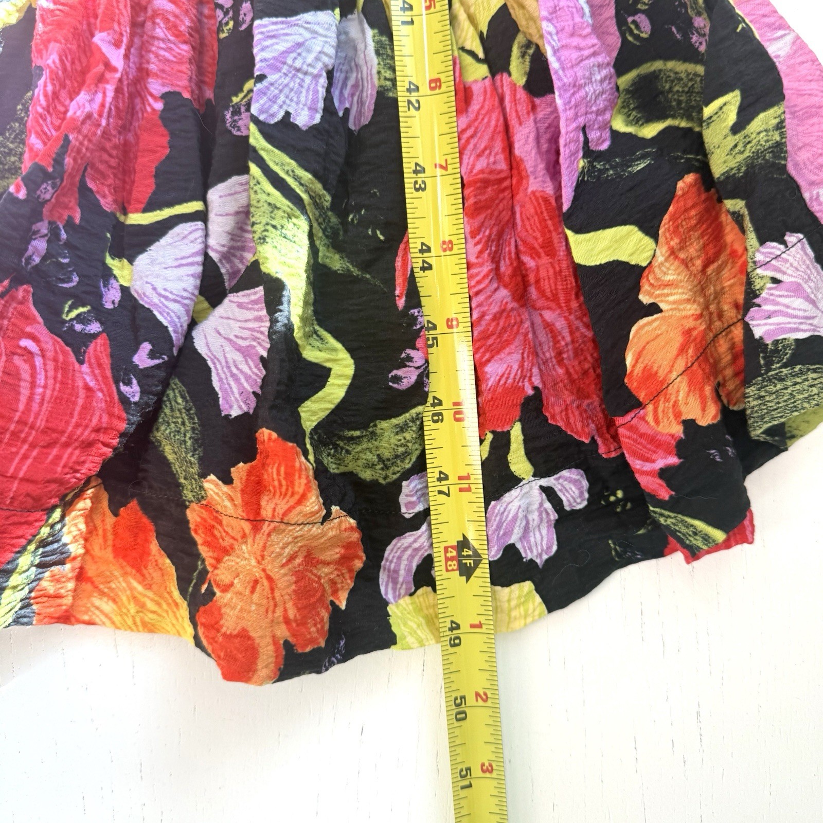 Anthropologie Pebble Smocked Dress M Midi Floral Yukiko Noritak Bodycon #190