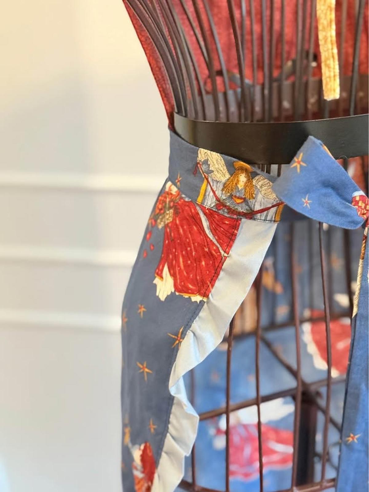 Vintage HandMade Christmas Apron