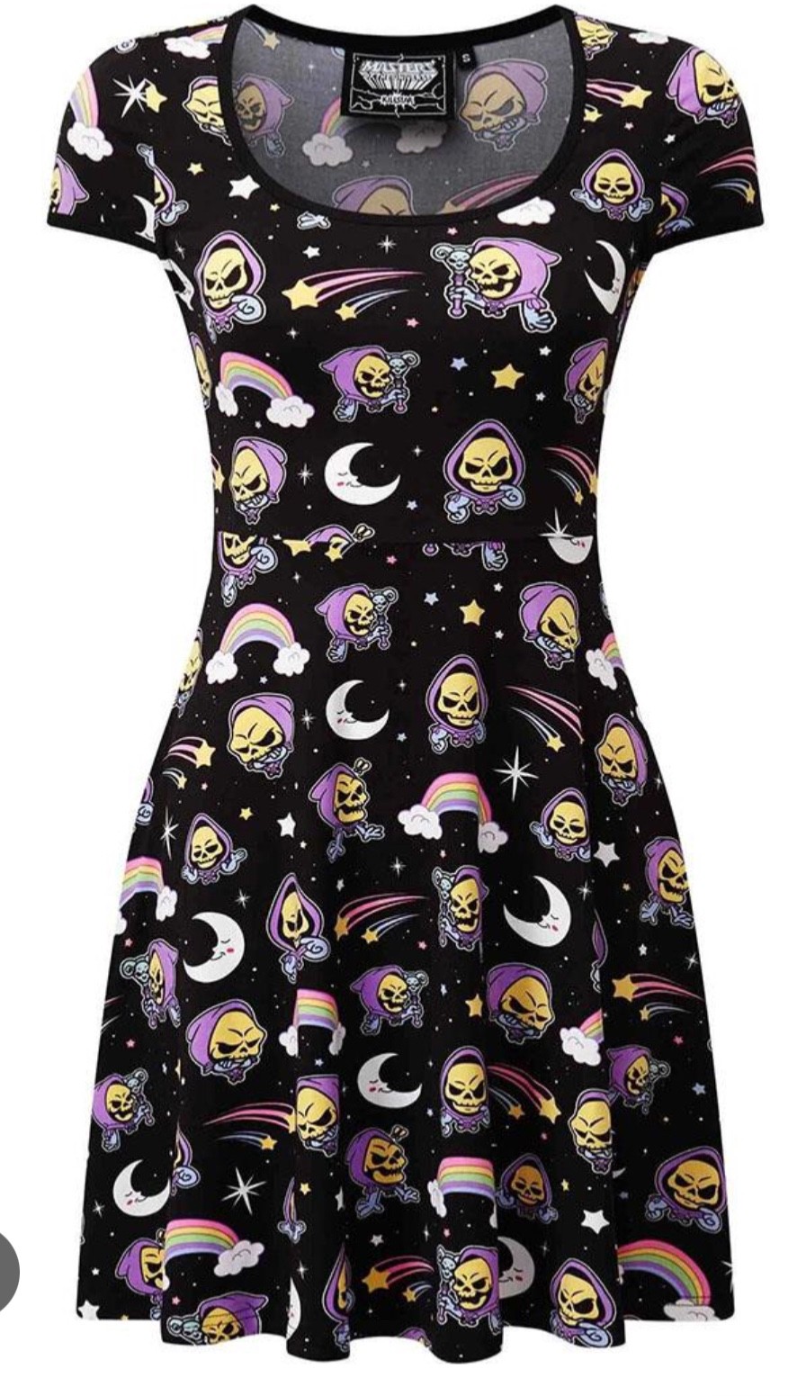 KILLSTAR Skeletor Skater Dress. Size 3xl goth masters of the universe