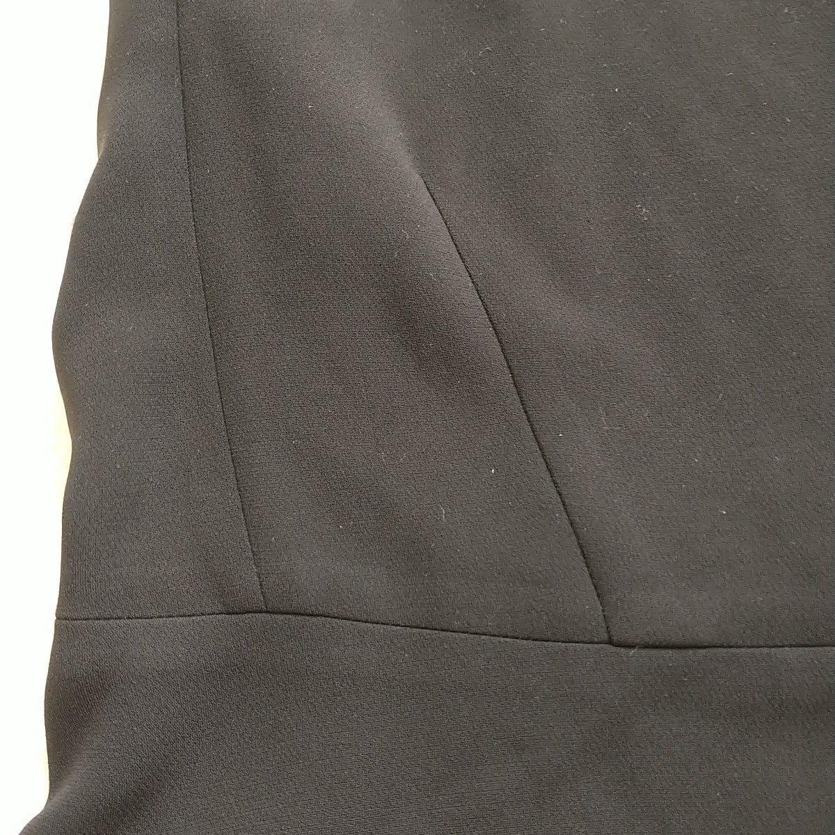 MM LaFleur The Cindy Square Boat Neck Tailored Dress 12 Black Classic Office