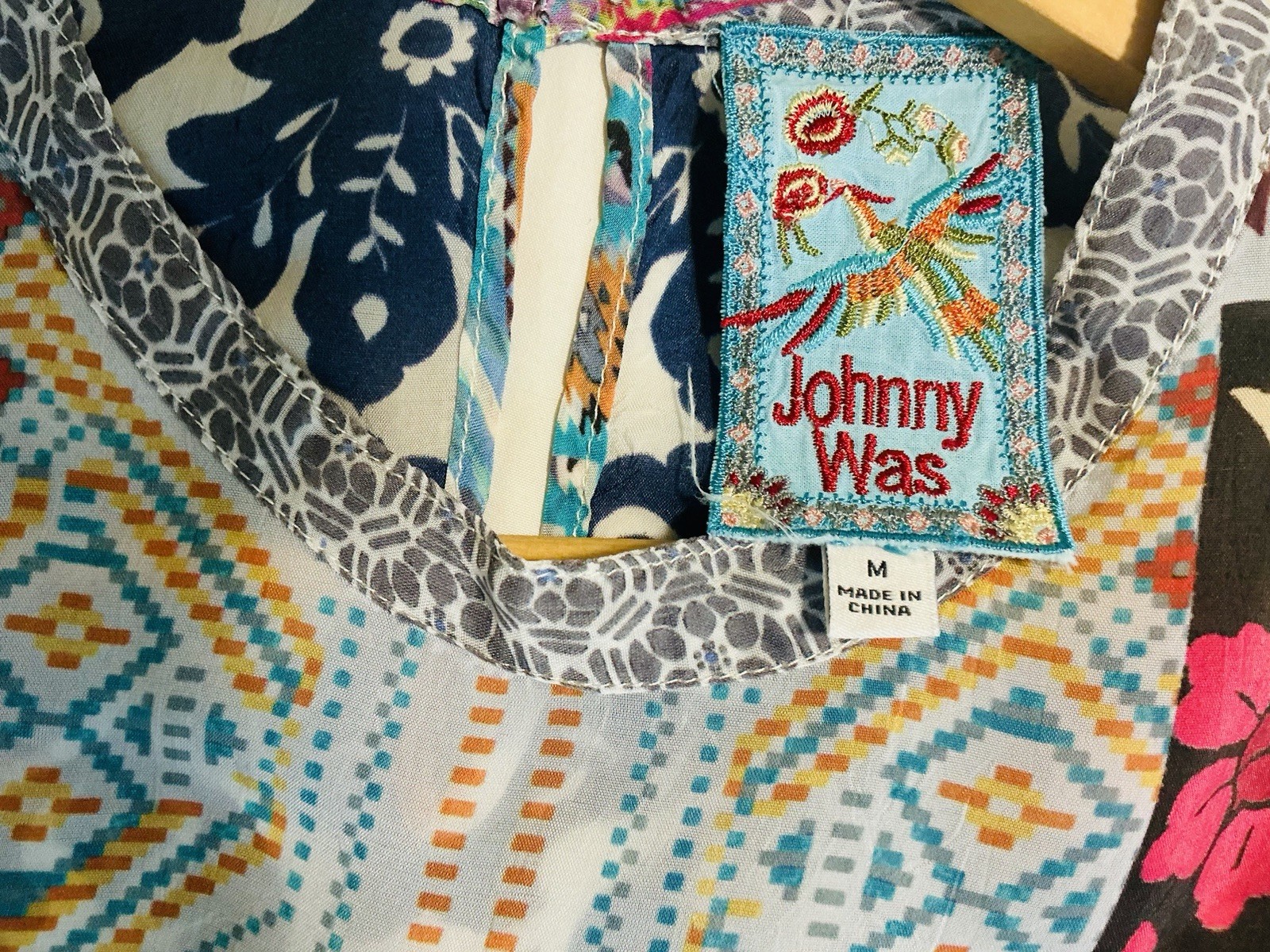 Johnny Was Bohemian Dress Size M