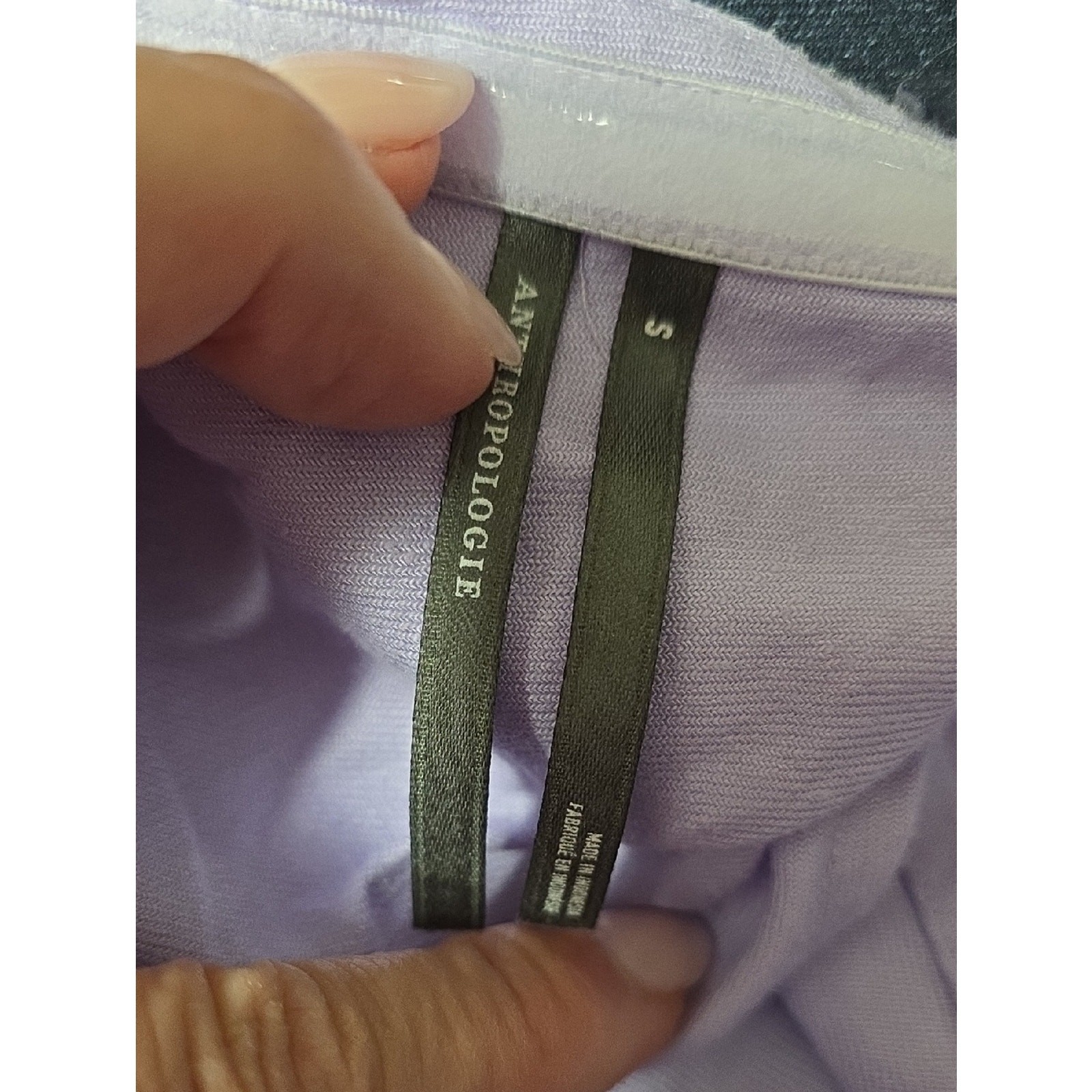 Anthropologie Lavender Linen Blend Cami Strap Maxi Womens S Simple Clean Beauty