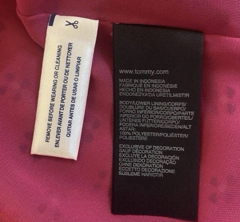 Tommy Hilfiger Sleeveles Lightweight Lined Side Zip Pink Dress Women’s Sz 12 EUC