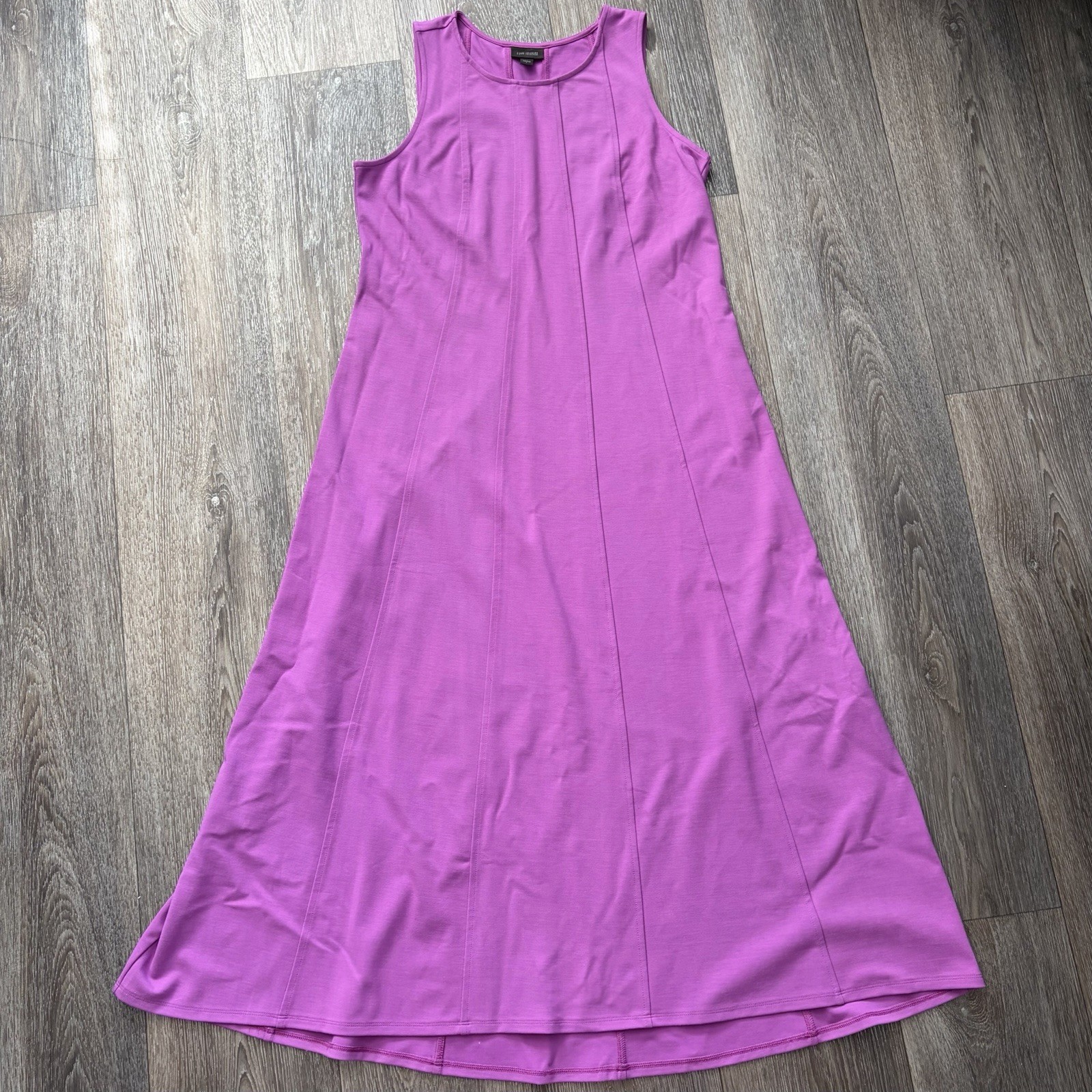 J.Jill Wearever Women’s Sleeveless Maxi Dress Purple Stretch Knit Size S NWOT