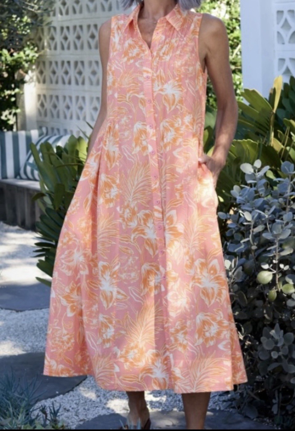 Maye Corinne Shirtdress Aurelia Print Size XS