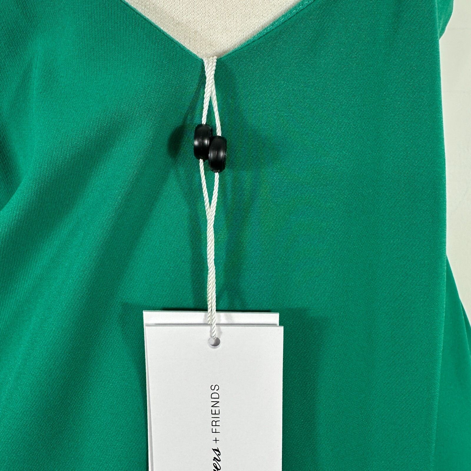 NWT Lovers+Friends Evergreen Gown Ruffled Asymmetric Hi Low Backless Dress Sz M