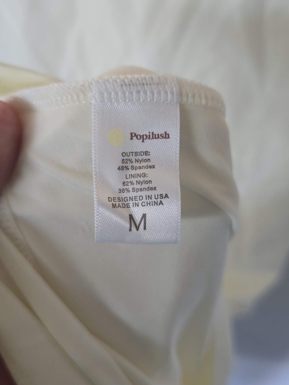 M – Popilush Built In Shapewear White Mermaid Cocktail Dress With Lace Accents